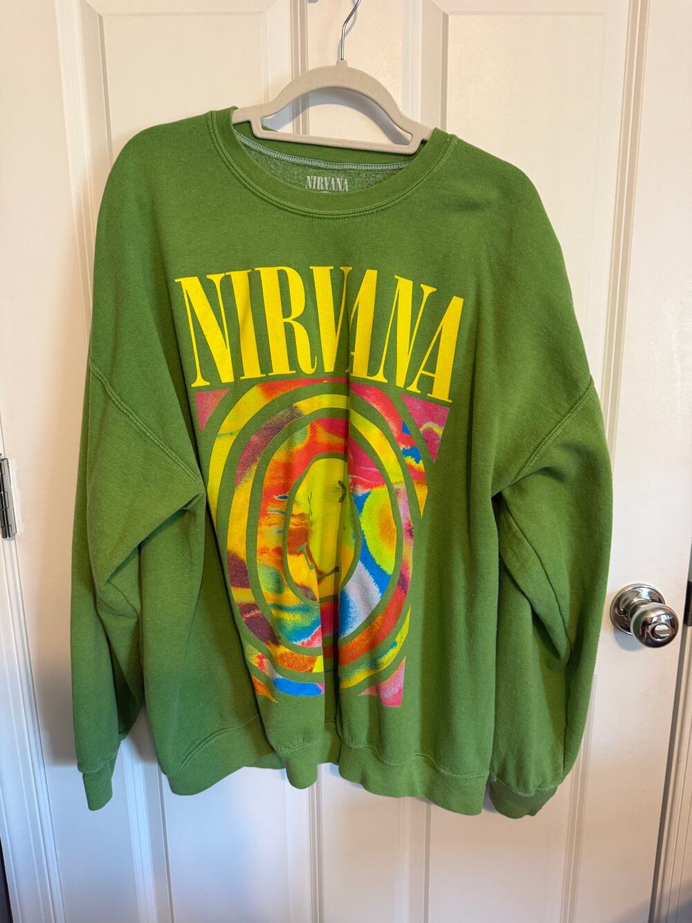 Urban Outfitters Nirvana Smiley Face Graphic Sweatshirt S/M